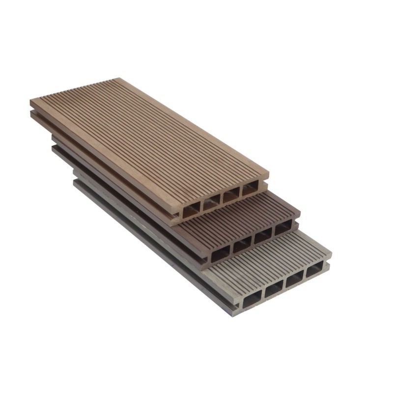Tarima decorativa moderna de WPC resistente a los rayos UV para exteriores - SAYRUO