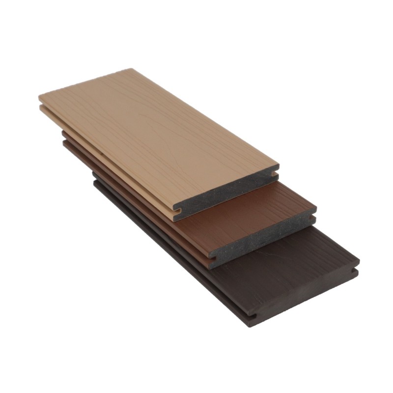 Compuesto de madera y plástico sólido y duradero de coextrusión para exteriores - SAYRUO