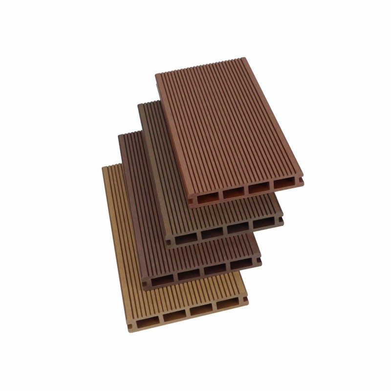 Tarima compuesta de madera y plástico duradera con diseño de lijado moderno - SAYRUO
