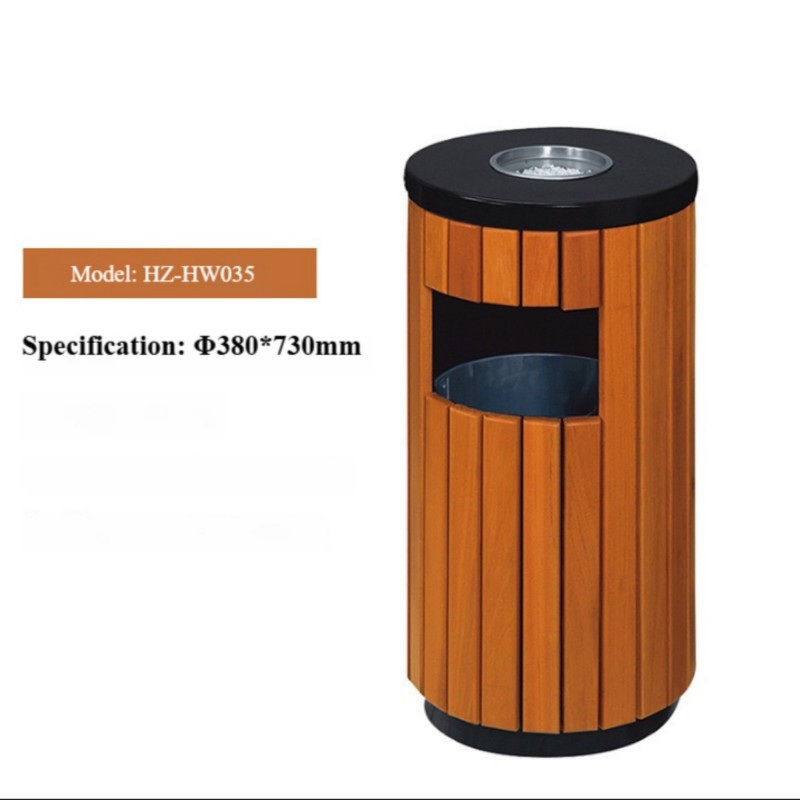 Contenedor de basura WPC compuesto de madera y plástico de alta resistencia - SAYRUO