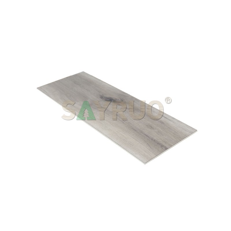 Pisos de vinilo SPC con aspecto de madera, duraderos e impermeables para uso comercial y residencial. - SAYRUO