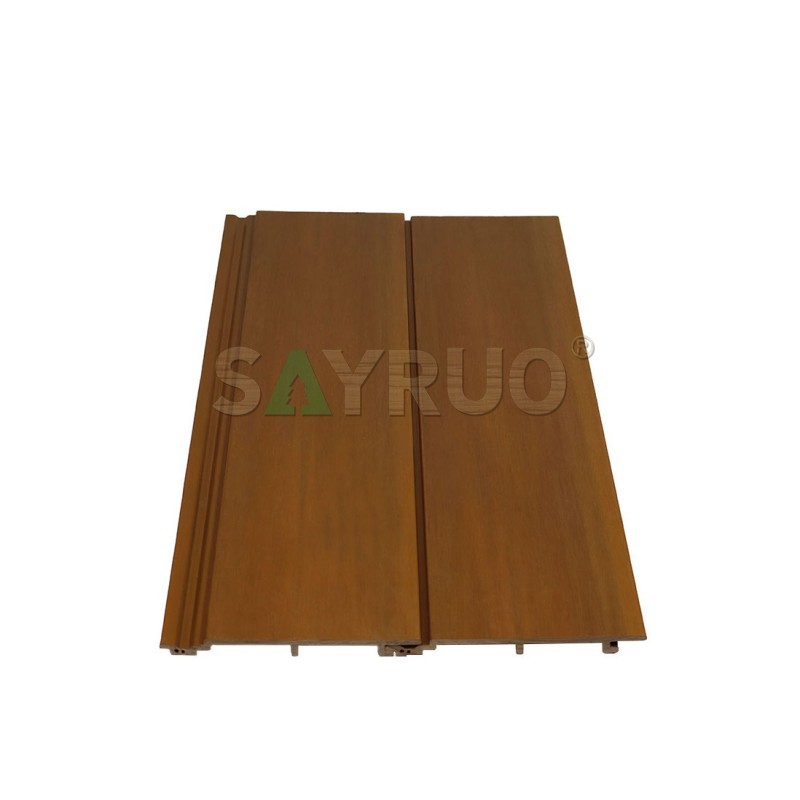Panel de pared de PVC impermeable con aspecto de madera para la decoración de la sala de estar. - SAYRUO