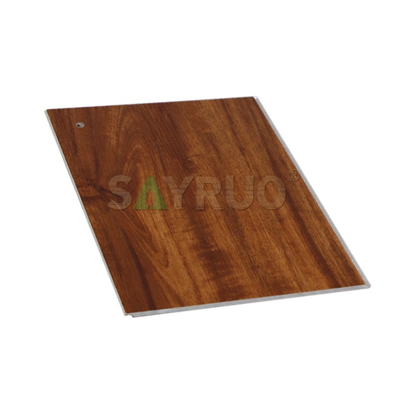 Pisos de vinilo SPC de grano de madera oscura de grado comercial, duraderos para proyectos mayoristas, uso residencial - SAYRUO