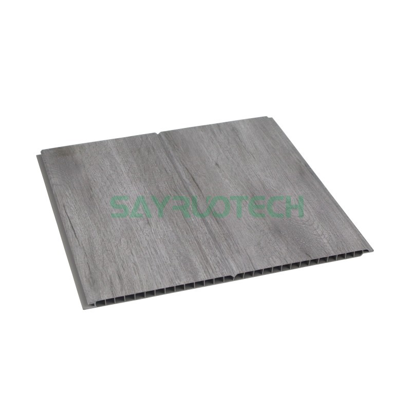 Panel de pared de PVC con veta de madera para baño, cocina, sala de estar, decoración interior - SAYRUOTECH